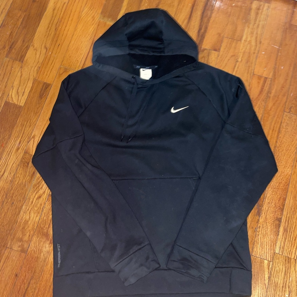 Nike Men's Black Pullover Hoodie